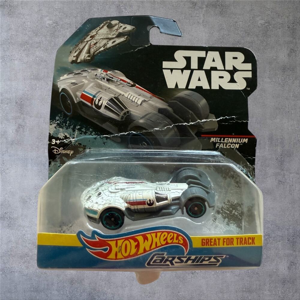 Hot Wheels Star Wars Carships Millennium Falcon 2016 Die-Cast Car DPV25 New NIP